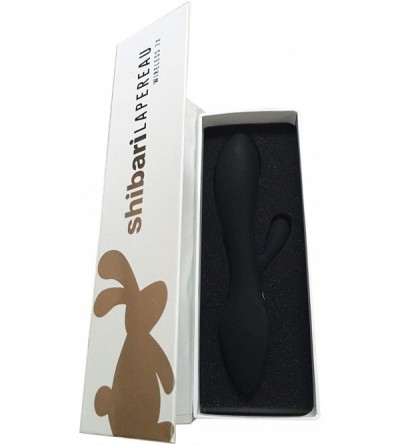 Vibrators Lapereau Wireless Rabbit Vibrator- 7X- Black - Black - CK1925Z7Q5O $22.19