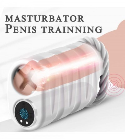 Male Masturbators Vibrating Male Masturbator with Detachable Bullet Vibrator-Electric Realistic Textured Vagina Pocket Pussy ...