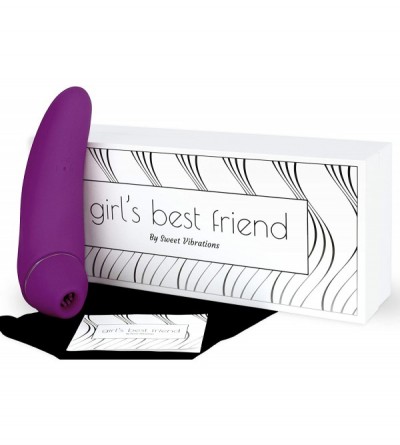 Vibrators Girl's Best Friend- 2-in-1 Vibrator and Realistic Oral Sex Simulator Clit Sucker with 20 Settings for Women and Cou...