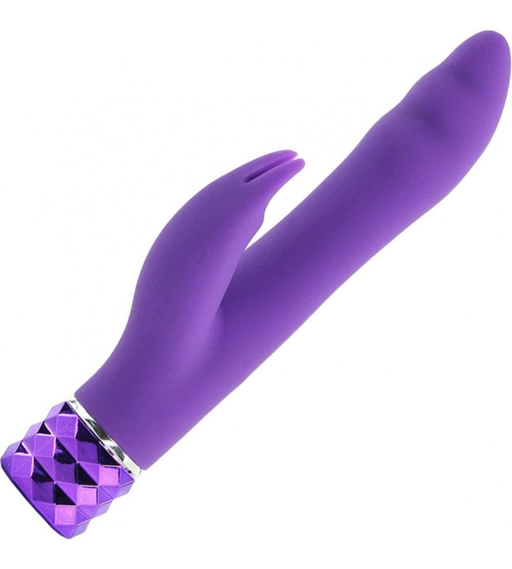 Vibrators Hailey Silicone Rabbit- Purple - CO17Z6I8C4N $21.36