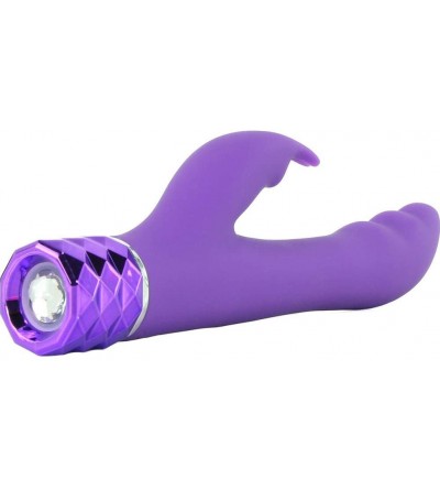 Vibrators Hailey Silicone Rabbit- Purple - CO17Z6I8C4N $21.36