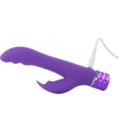 Vibrators Hailey Silicone Rabbit- Purple - CO17Z6I8C4N $21.36