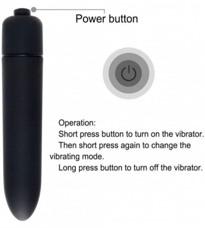 Vibrators Powerful Bullet Vibrator with 10 Modes- Portable Mini Pocket Vagina Stimulator- Waterproof Super-Strong Adult Sex T...