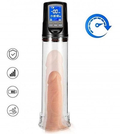 Pumps & Enlargers Male Electric Pēnīs Enlargement Pump with 4 Suction Intensities Enhancement Extender Massager for Erēctìlē ...