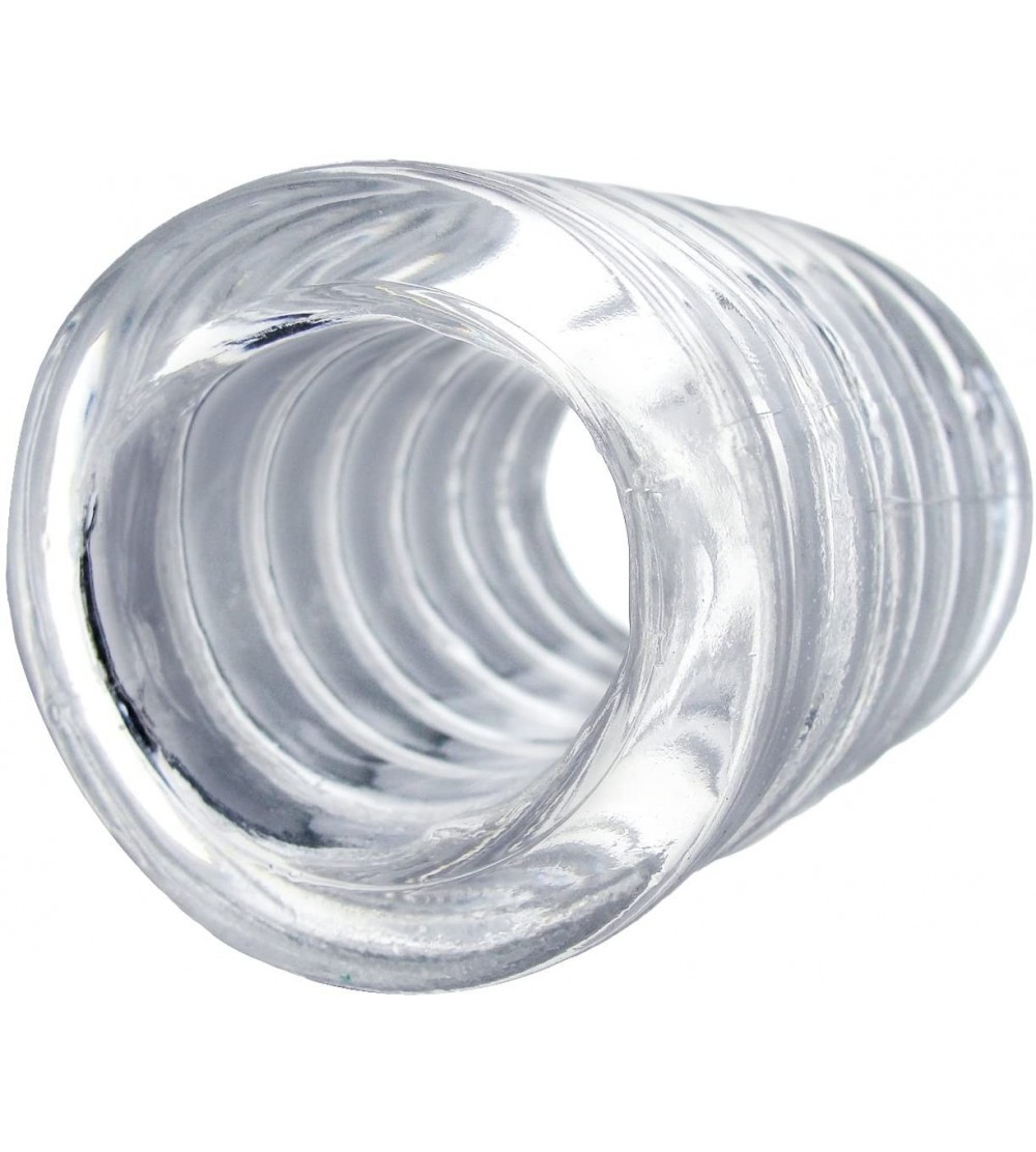Penis Rings Clear Spiral Testicle Stretcher - C51105QQ0EV $8.96