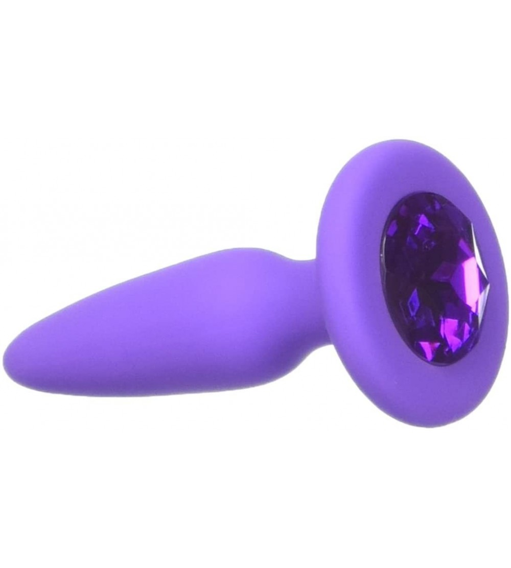 Anal Sex Toys Glams Mini- Purple Gem - Purple Gem - CW186YSSMYW $8.95