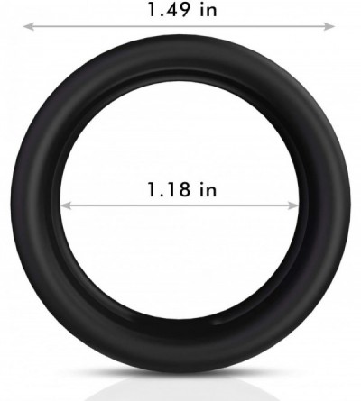 Penis Rings Silicone Dual Penis Ring- Premium Stretchy Longer Harder Stronger Erection Cock Ring Erection Enhancing Sex Toy f...