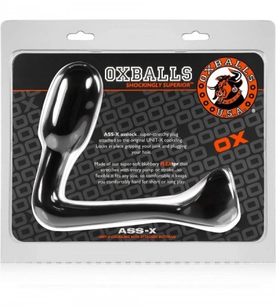 Anal Sex Toys Ass-X Ass-Lock Atomic Jock- Black- 142 Gram - Black - CZ11Z2HVVDX $31.87