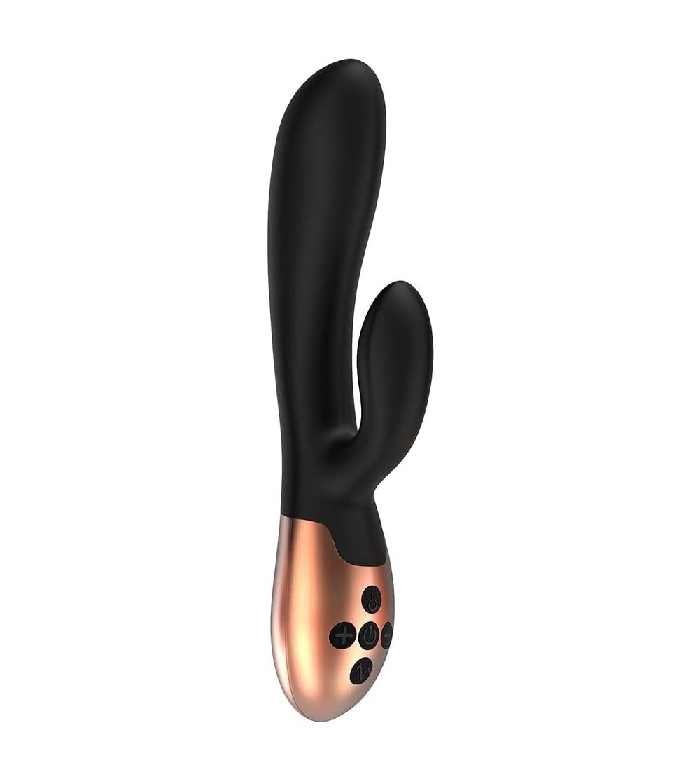 Vibrators Heating G-spot Vibrator - Exquisite (Black) - Black - CI18GQS7SQA $41.80