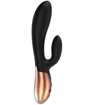 Vibrators Heating G-spot Vibrator - Exquisite (Black) - Black - CI18GQS7SQA $41.80