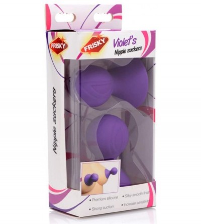 Pumps & Enlargers Violets Silicone Nipple Suckers - CO182ARX6RU $14.90