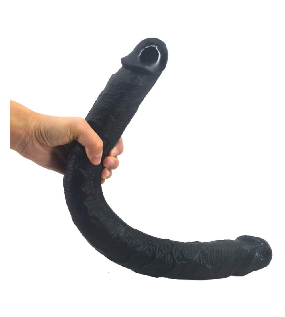 Dildos 18.1 inch Extra Long Double Ended Dildo Flexible Realistic Penis G Spot Vaginal Anal Stimulate Anal Plug for Lesbian F...