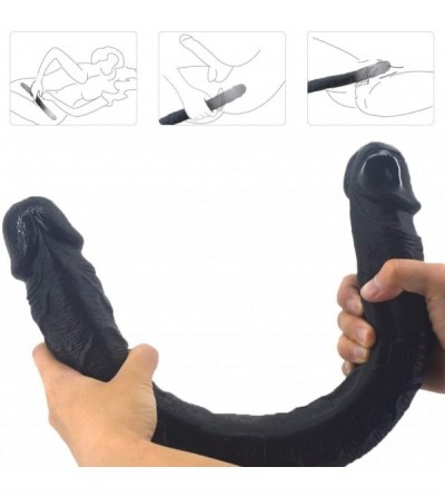 Dildos 18.1 inch Extra Long Double Ended Dildo Flexible Realistic Penis G Spot Vaginal Anal Stimulate Anal Plug for Lesbian F...