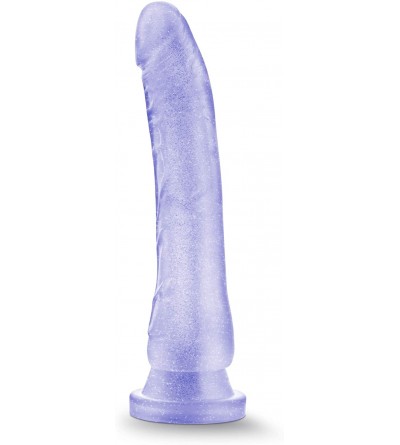 Anal Sex Toys 8.5" Realistic Vaginal and Anal Translucent Long Dildo - G Spot Stimulating Curved Dong - Suction Cup Harness C...