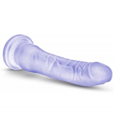 Anal Sex Toys 8.5" Realistic Vaginal and Anal Translucent Long Dildo - G Spot Stimulating Curved Dong - Suction Cup Harness C...