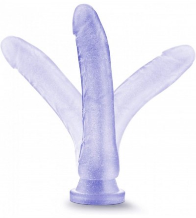 Anal Sex Toys 8.5" Realistic Vaginal and Anal Translucent Long Dildo - G Spot Stimulating Curved Dong - Suction Cup Harness C...