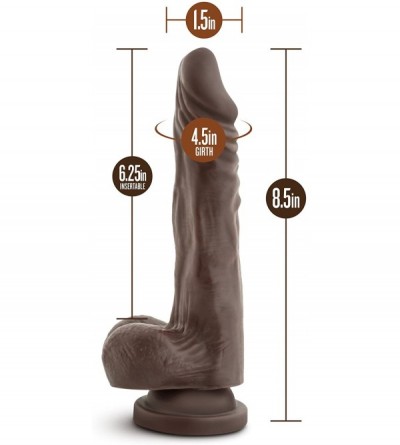 Anal Sex Toys 8.5" Realistic Long Dildo - Cock and Balls Dong - Suction Cup Harness Compatible - Sex Toy for Women - Sex Toy ...