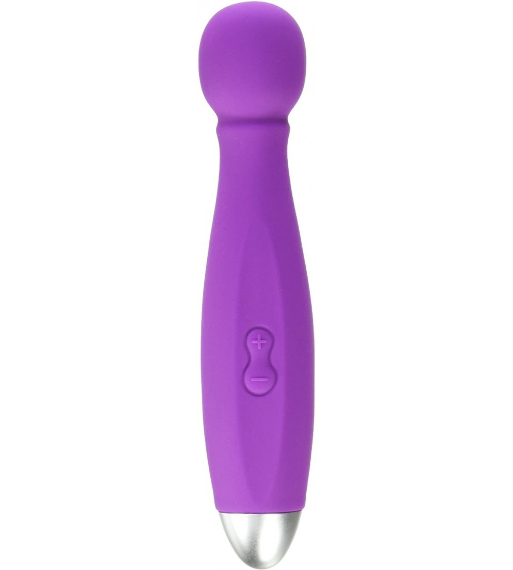 Vibrators Waterproof Cordless Extreme Power Handheld Mini 9x Multi-Speed Wand Massager- Purple- 3.2 Ounce - C112MAQXB4E $38.72