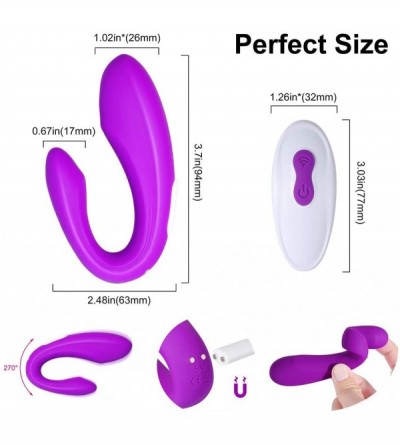 Vibrators G Spot Clitoral Vibrator for Women - Couples Vibrator-Waterproof & Rechargeable- Clitoris G-spot Stimulator Adult S...