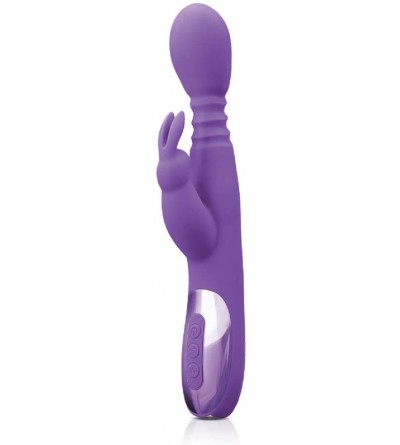 Vibrators Inya Revolve Revolving Thrusting and Heating Rabbit Vibe - Purple - Purple - C818WGR6U3S $52.95