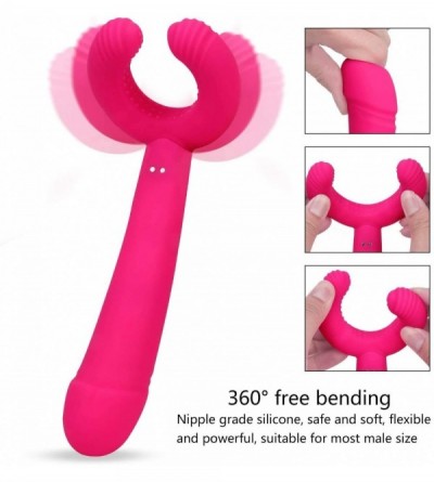 Vibrators Intense Couple Vibrator- G-spot clit Vibrator- Triple Vibrator Suitable for him and her- Couple's Rabbit Vibrator G...