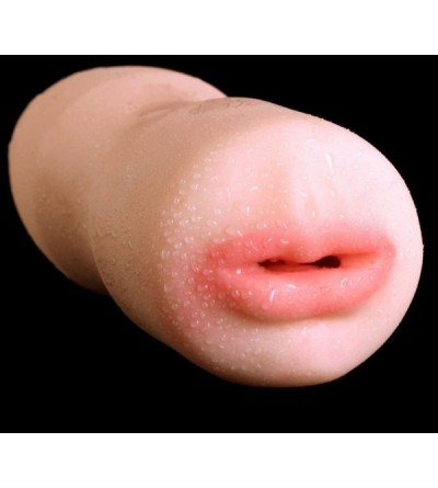 Male Masturbators Male Massage Toy Realistic Mouth Kiss Male Masturbation Toy for Men Stag Night Gift - CS187U97H72 $8.06